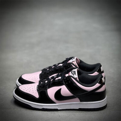 کتونی روزمره نایک Nike dunk low pink foam blak